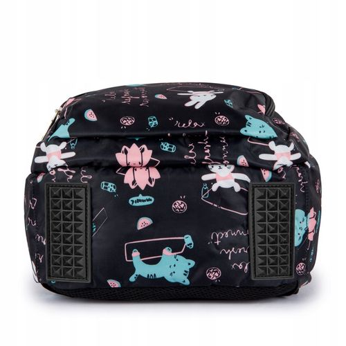 Plecak TORNISTER szkolny dziecięcy pojemny czarny Klasy 1-3 Odblaski BIVACC na Arena.pl