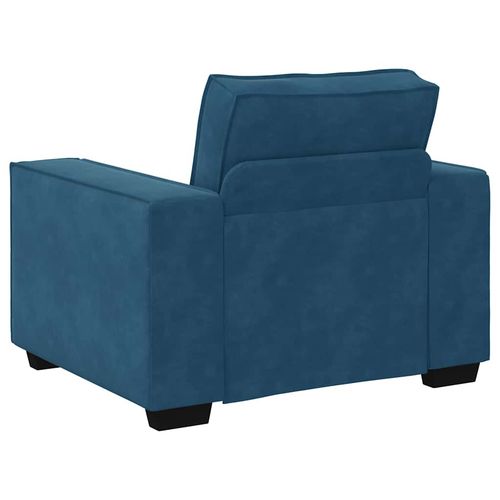 Sofa Fotel Niebieski 59 cm Aksamit na Arena.pl