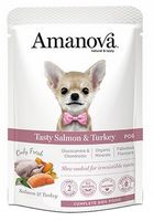 Amanova Dog Adult Tasty Salmon & Turkey - Łosoś I Indyk Saszetka 100G [P06]