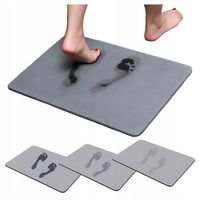 MATA ŁAZIENKOWA DIATOMITOWA SZYBKOSCHNĄCA CHŁONNA do łazienki 60 x 40