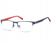 ŻYŁKOWE Okulary Męskie Oprawki KOREKCYJNE zerówki Optyczne SUNOPTIC Granat