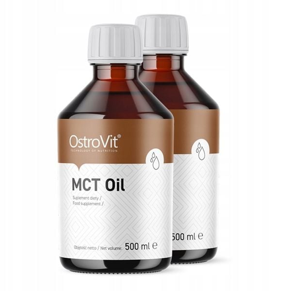 OstroVit MCT Oil 500 ml x2 DOBRE KWASY REDUKCJA Olej MCT C8 C10 Keto zdjęcie 1