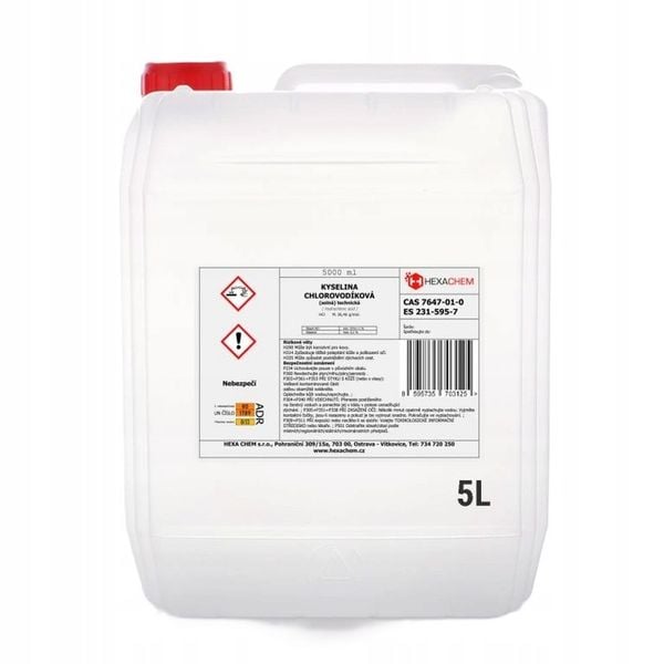 Kwas solny (solny) 31 % - 5000 ml zdjęcie 1