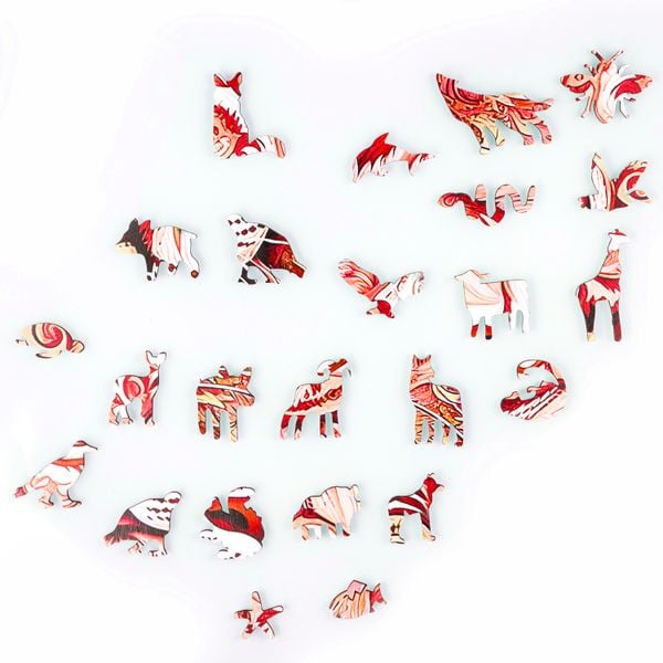 Puzzle drewniane dżungla A3 262 elementy zdjęcie 7