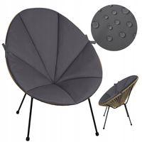 PODUSZKA NA KRZESŁO OGRODOWE ACAPULCO FOTEL ŻYŁKOWY UBBERUP WODOODPORNA