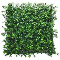 PANEL DEKORACYJNY ŚCIENNY ROŚLINNY ZIELONA ŚCIANA SZTUCZNA BUKSZPAN 50x50cm