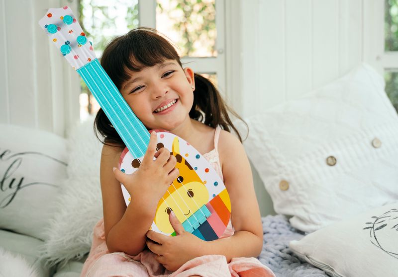 Gitara dla Dzieci Ukulele 36cm Instrument zdjęcie 4