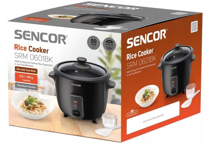 RYŻOWAR MASZYNA DO GOTOWANIA RYŻU ZESTAW GRATISÓW RICE COOKER 0.6l ZESTAW zdjęcie 9