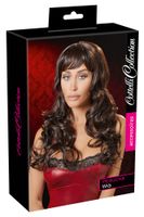 long dark brown wig