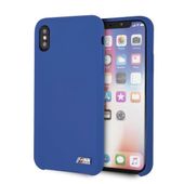Etui hardcase BMW BMHCPXMSILNA iPhone X /Xs niebieski/navy Silicone M Coll