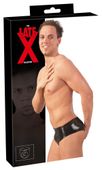 latex mens briefs black m/l