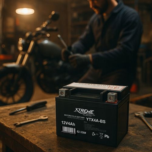 AKUMULATOR MOTOCYKLOWY XTREME 12V 4Ah BEZOBSŁUGOWY SKUTER MOTOR QUAD ATV na Arena.pl