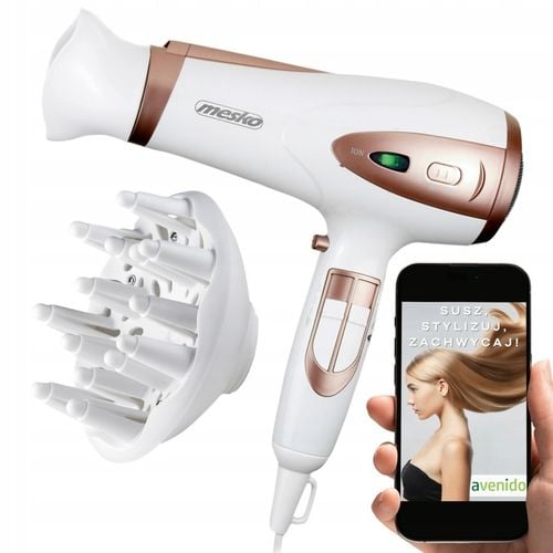 SUSZARKA DO WŁOSÓW Z JONIZACJĄ 2400W Zimny nawiew + Koncentrator i na Arena.pl