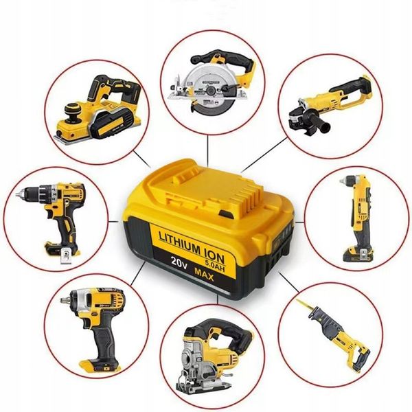 AKUMULATOR DO DEWALT 18V 5Ah DCB 182 DCB184 XR XJ zdjęcie 3