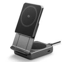spigen ef302moq essential 2in1 magnetic magsafe wireless charger 25w