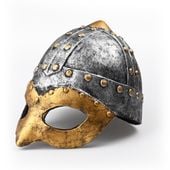 Piankowy Hełm Wiking | Larp Halloween Karnawał