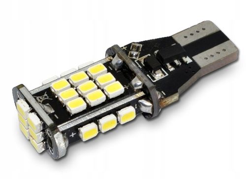 2x Żarówki W16W 30 SMD ŻARÓWKA LED COFANIA WSTECZNE CANBUS 6000K Białe na Arena.pl