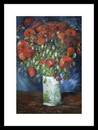Plakat 20x30cm Vase with Poppies, Van Gogh Vintage do Salonu na Arena.pl