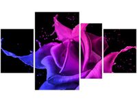 120CM 70 OBRAZ 4 ELEM RÓŻA FARB JAKUB BANAŚ ŚCIENNY