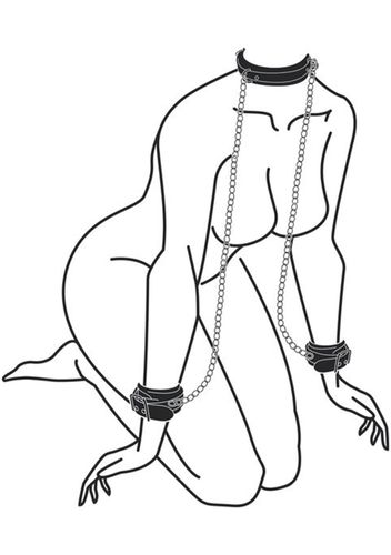 Bonded Leather Collar With Hand Cuffs na Arena.pl