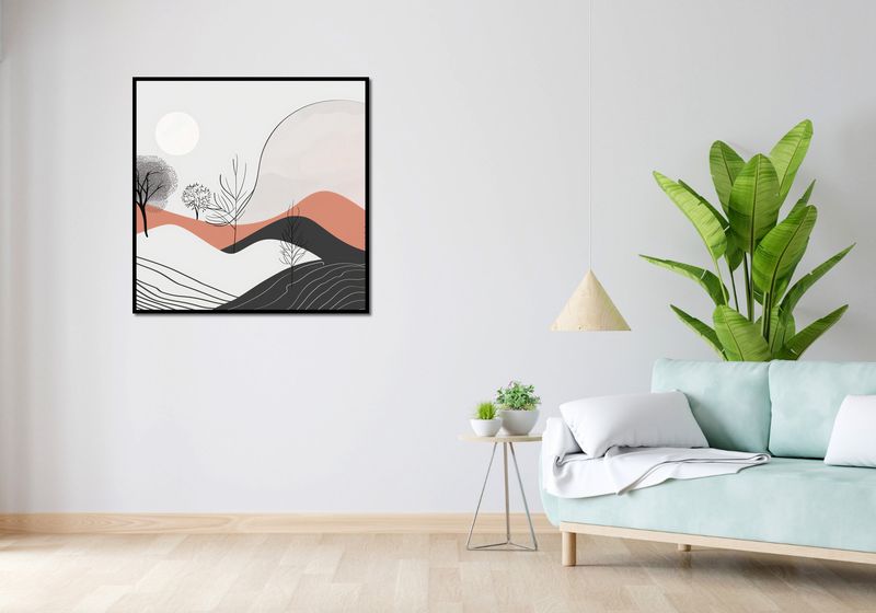 Plakat 90x90cm Półcień Widoku zdjęcie 4