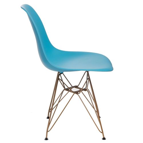 Krzesło P016 PP Gold ocean blue na Arena.pl