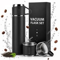 termos 500 ml + 3 kubki zestaw termiczny stal nierdzewna turystyczny