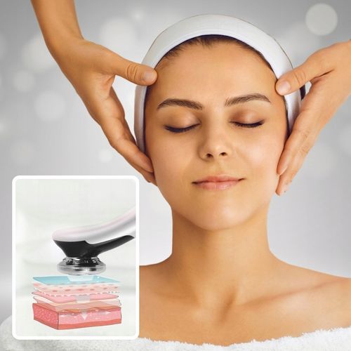 MEZOTERAPIA BEZIGŁOWA MASAŻER EMS TWARZY LIFTING 5w1 URZĄDZENIE DO MASAŻU na Arena.pl