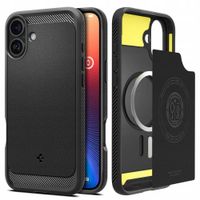 Etui SPIGEN Rugged Armor Mag MagSafe do Apple iPhone 17 Czarny mat