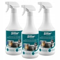 3x Płyn do czyszczenia piekarnika grilla 1000 ml spray na mocne zabrudzenia