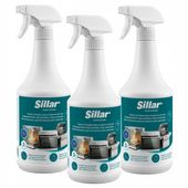 3x Płyn do czyszczenia piekarnika grilla 1000 ml spray na mocne zabrudzenia
