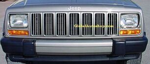 Jeep Cherokee - Chromowane Listwy Grill Chrom Atrapy Zderzaka Tuning zdjęcie 1