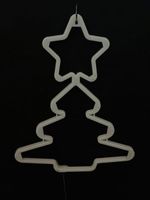 Choinka świąteczna Neon LED BOŻE NARODZENIE Zielona 257G