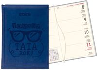 PLANER A6 2026 książkowy Kalendarz TYGODNIOWY GRAWER PREZENT NA DZIEŃ TATY