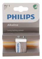BATERIA LR9 9V PHILIPS Alkaliczna Alkaline Long Lasting Power 6F22