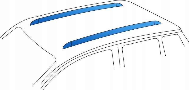 Bagażnik na relingi do OPEL Signum Hatchback 5d (2003-2008r) zdjęcie 5