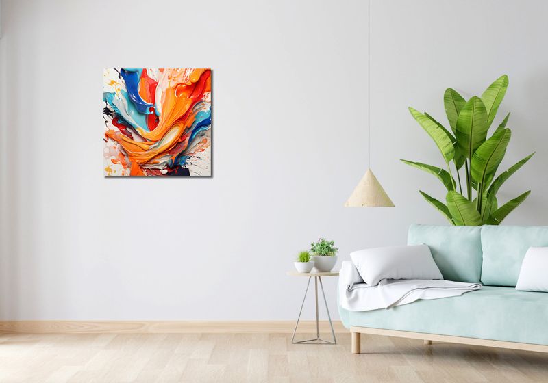 Obraz 60x60cm Taneczne Fale zdjęcie 2