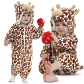 ONESIE KIGURUMI CIEPŁA PIŻAMA KOMBINEZON NIEMOWLE DZIECI PAJACYK MIĘKKI 80