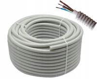 Peszel Rura Karbowana do Kabli Szara RKLS 20/16 mm 320N 50 m krążek