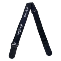 Pasek do gitary akustycznej elektrycznej 5 cm Harley Benton HBN BK do 145cm