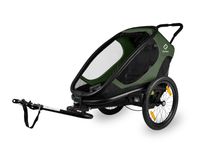 Przyczepka rowerowa HAMAX Outback One Zielono-czarny