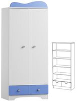 szafa do pokoju dziecka CLOUDS N25 pokój dziecięcy 80x53 w.190