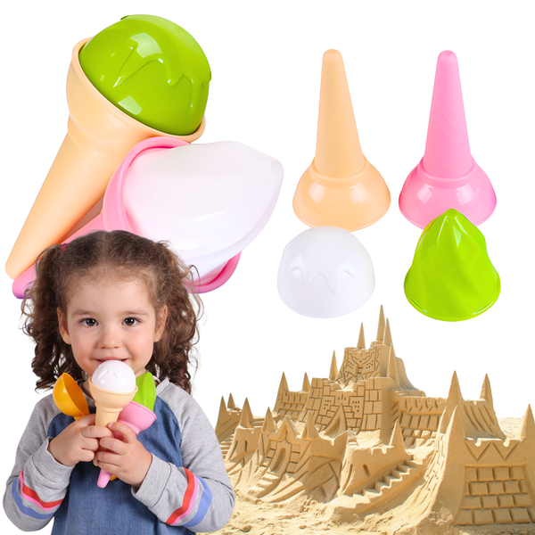 Foremki Lody Zestaw Do Piasku Do Piaskownicy Technok 5941 zdjęcie 1