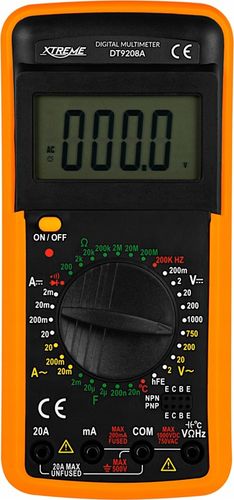 PROFESJONALNY MULTIMETR MIERNIK UNIWERSALNY CYFROWY PRĄDU NAPIĘCIA na Arena.pl