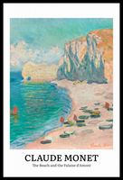 Plakat 40x60cm Design The Beach, Monet Vintage do Salonu