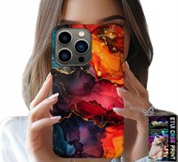 ETUI DO IPHONE 14 PRO MAX - KAMIENNE WZORY, OBUDOWA CASE + SZKŁO