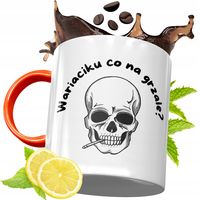 Kubek Pomarańczowy Dla Palacza Prezent Z Nadrukiem Ze Zdjęciem