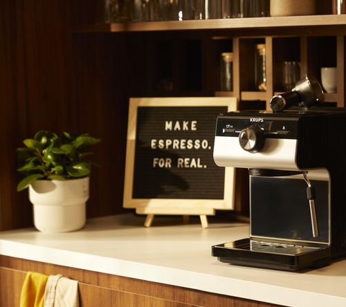 Ekspres kolbowy z dyszą spieniającą KRUPS Authentic+ C80 XP384G 15 bar na Arena.pl