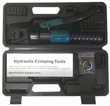 ZACISKARKA HYDRAULICZNA PRASKA DO KABLI PRZEWODÓW MATRYCE 4-70 MM na Arena.pl