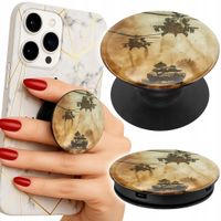 Uchwyt do telefonu Popsocket na palce/stojak HELIKOPTER WOJSKOWY CZOŁG